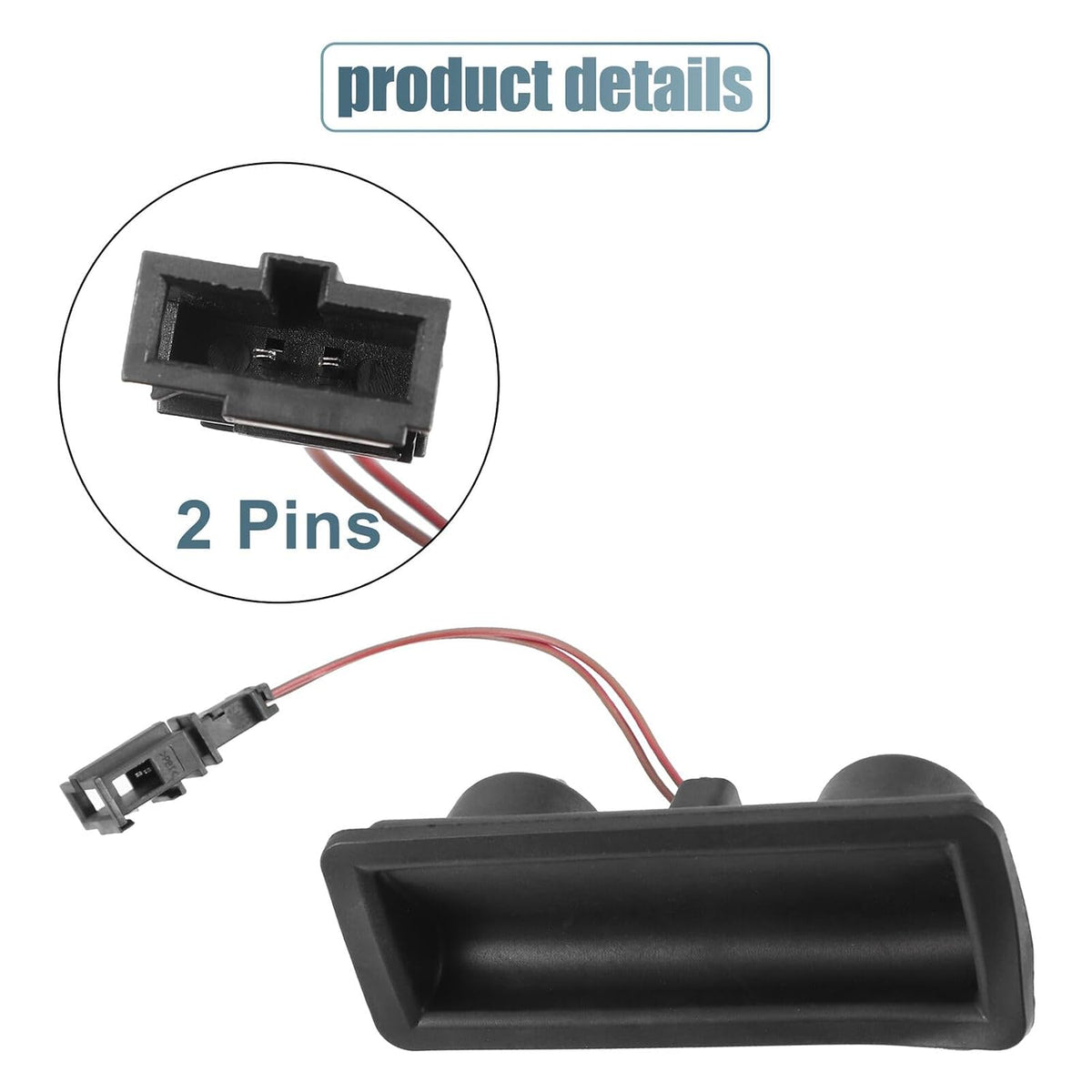ya 5 8.10 Tailgate Handle Rear Door Button Switch Suitable for Skoda Fabia I 6Y2 99-08