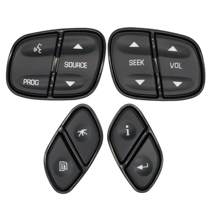 ya 5 8.10 4-Pack Steering Wheel Switch Control Button Suitable for 21997738 21997739 1999442 1999443