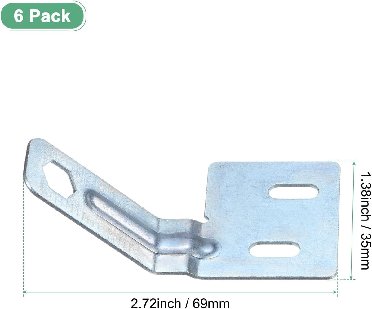 ya 26 10.21 baidi 6-Pack Folding Door Surface Aligner, Stainless Steel Folding Door Hardware