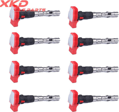 ya 9 10.24 8x Ignition Coil for Audi for A8 S6 A6 for VW Touareg 4.2L 077905115Q