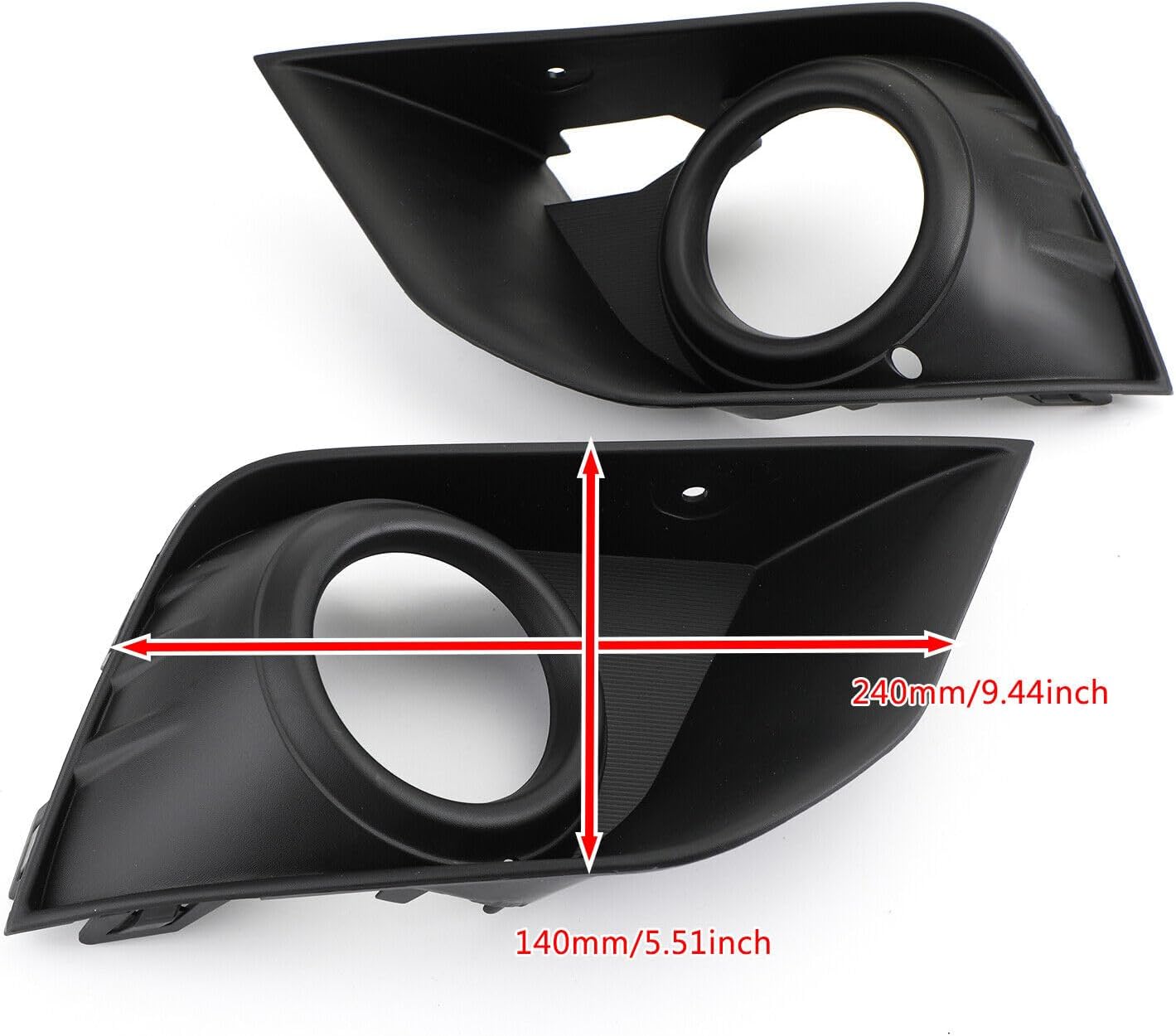 ya 2 8.15 Suitable for Mitsubishi Outlander Sport front bumper fog light kit ASX RVR 2016-2018 BLK