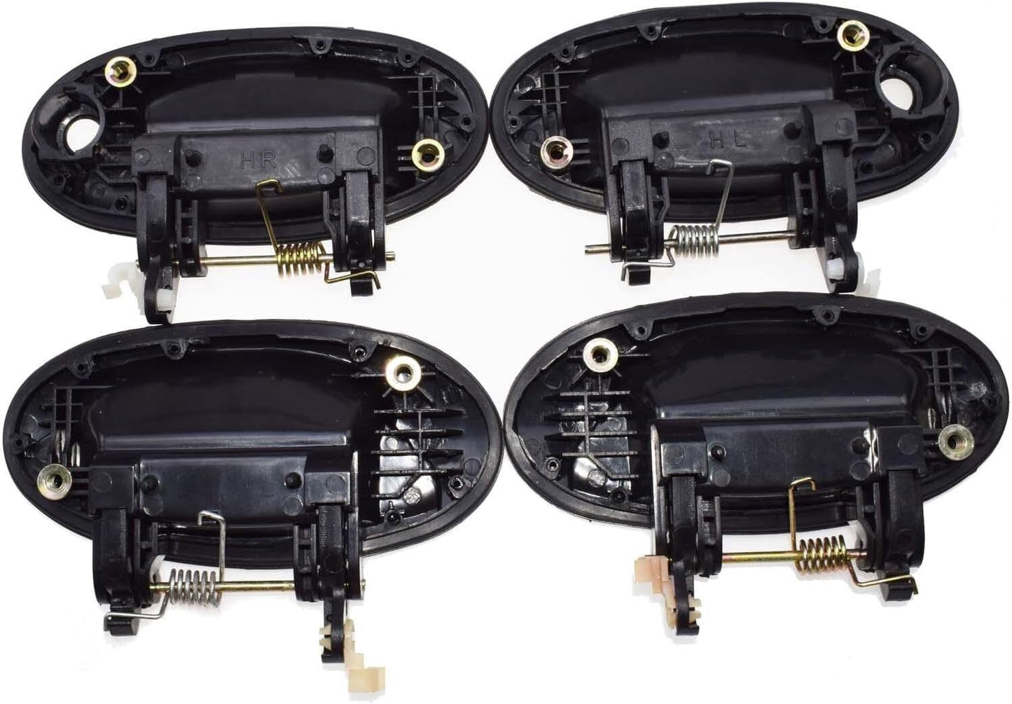 ya 2 8.15 8 Piece Set Exterior and Interior Door Handles Black for Hyundai for Elantra 1996-2000