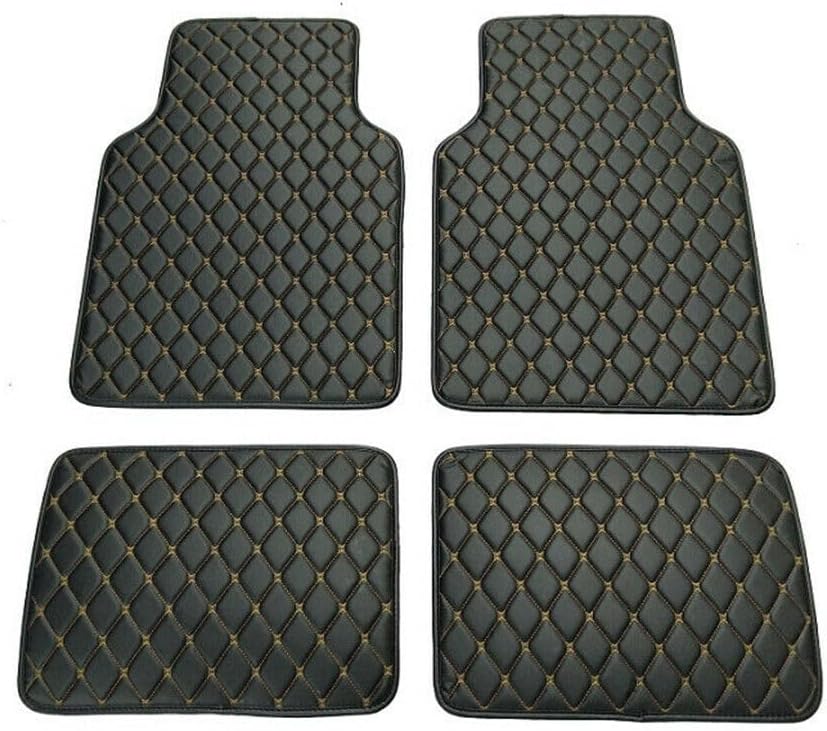 ya 7 8.24 baidi PU Leather Car Floor Mat All Weather Protection Waterproof Universal Auto Mat