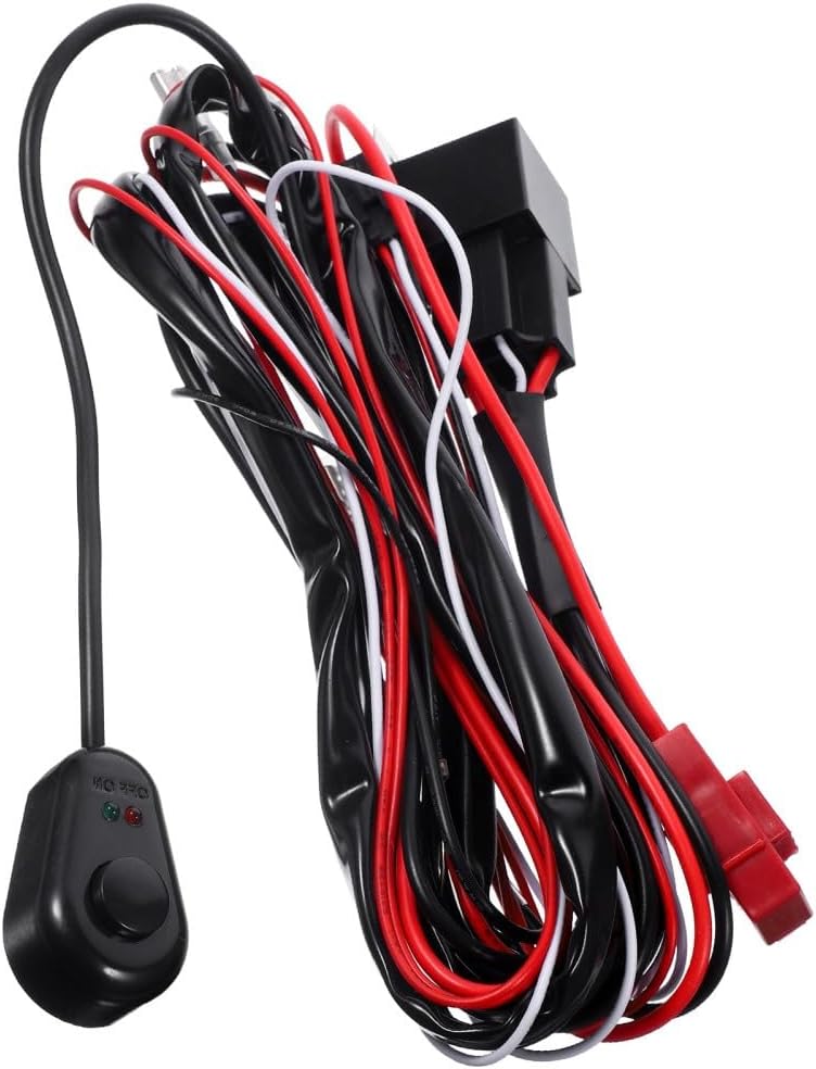 ya 13 9.15 baidi Spotlight Switch Wire Group High Power Wiring Harness Kit Lights for Bar