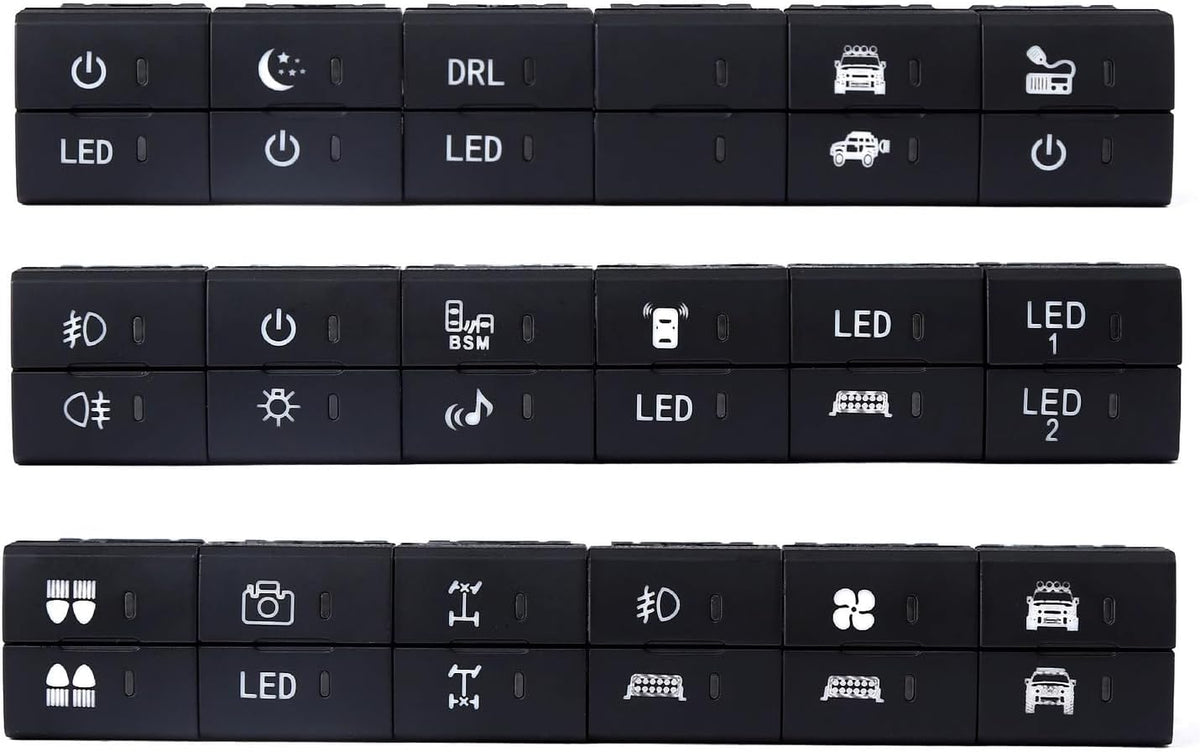 ya 13 9.15 baidi Port Socket/Single/Dual Function Dashboard Switch Button w Harness For for Toyota