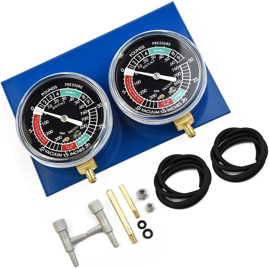 ya 23 10.7 baidi 2* Motorcycle Carburetor Vacuum Gauge Balancer Synchronizer Fits For 2-cylinder