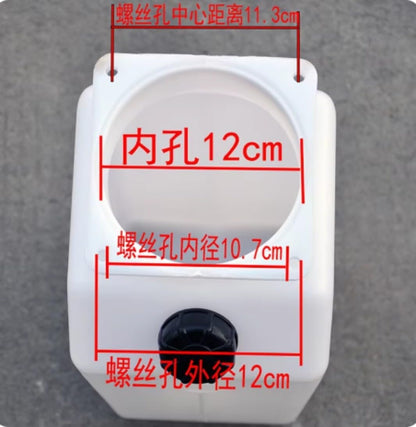 ya 8 8.24 baidi 1PC New Car Lift Plastic Hydraulic Storage Oil Pot Universal Lift Oil Pot 47cm