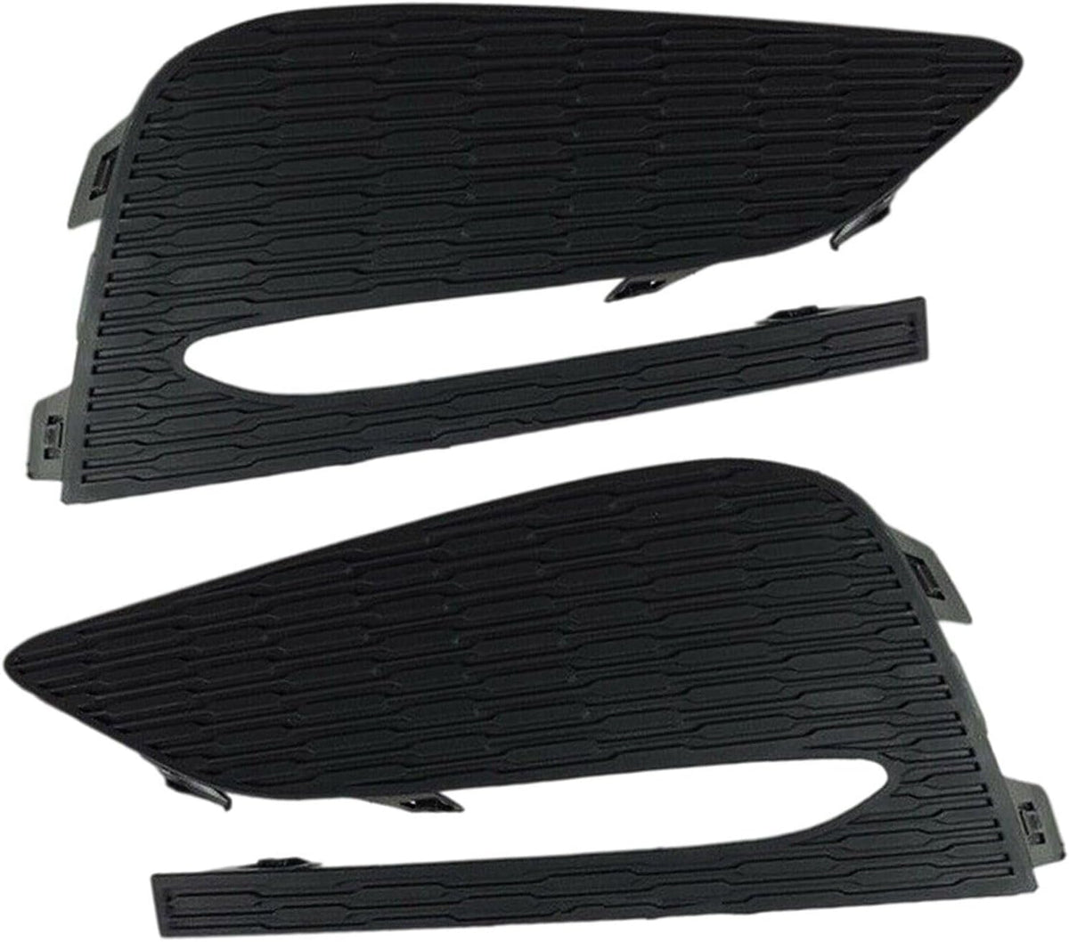 ya 4 8.10 2 Pack Black Fog Lamp Cover Trim Stripe for Chevrolet for Cruze 2016-2018 Parts 