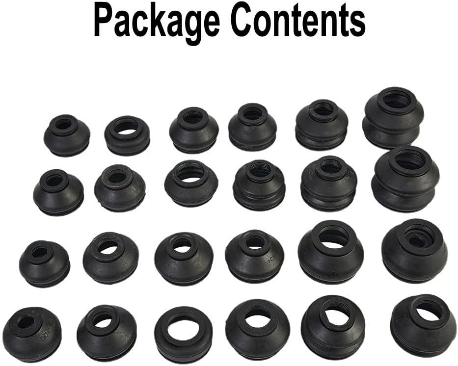 ya 4 8.14 Dust Boot Cover Cap Replacement Rubber Steering Suspension Tie Rod Track 28pcs