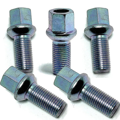 ya 8 8.24 baidi 5 Pack Wheel Lug Nuts and Bolts for VW for Golf for Jetta for Passat Beetle for Audi for A4 A6 8D0601139
