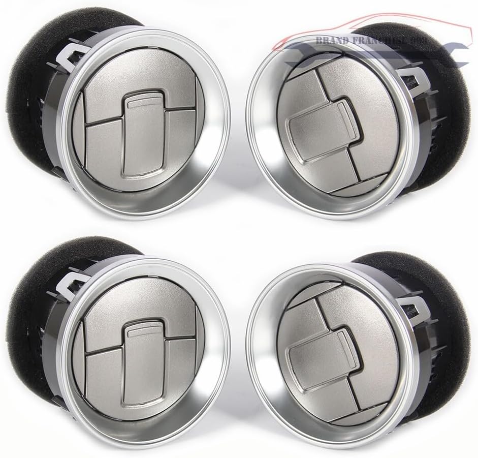 ya 10 9.16 baidi 4 * Silver Dashboard AC Vents Fit for Ford F150 Lobo 09-14#CL3Z19893EA#