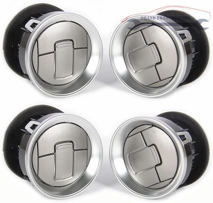 ya 10 9.16 baidi 4 * Silver Dashboard AC Vents Fit for Ford F150 Lobo 09-14#CL3Z19893EA#