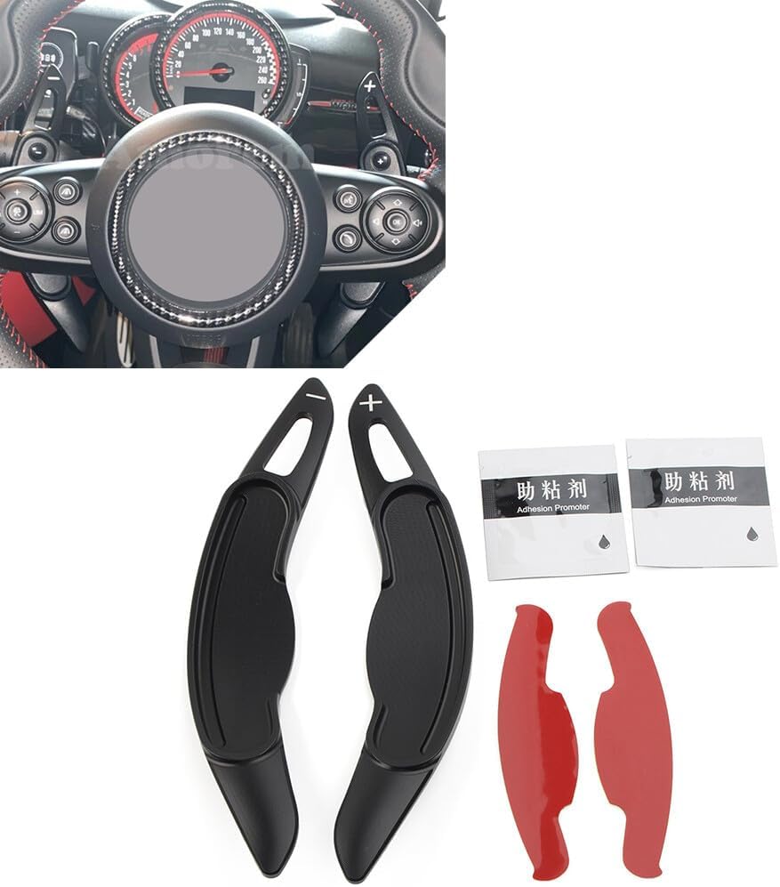 ya 5 8.24 baidi Steering Wheel Shift Paddle Shifter Extension for BMW for Mini F54 F55 F56/57/60 BLK