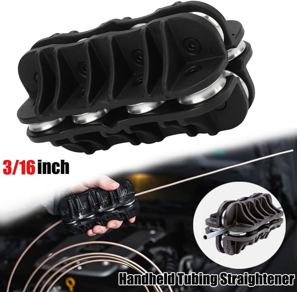 ya 4 8.14 3/16in Handheld Tubing Straightener Portable Handheld Brake-And Fuel Line-T