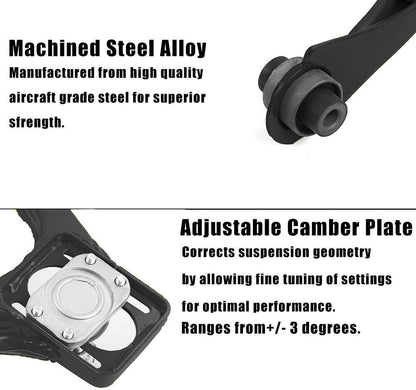 ya 13 9.15 baidi Black Front Adjustable Upper Control Arm Camber Kit for Honda for Civic 96-00 EK