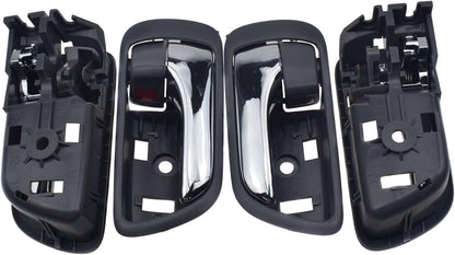ya 4 8.14 69206-33030 Interior Door Handle Chrome 4-Piece Set for Toyota for Camry 2002-2006