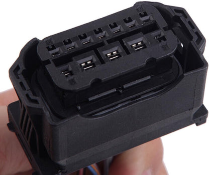 ya 4 8.14 1pcs Headlight Plug Wiring Adapter for BMW F01 F02 E63 E64 E90 61132359991 @