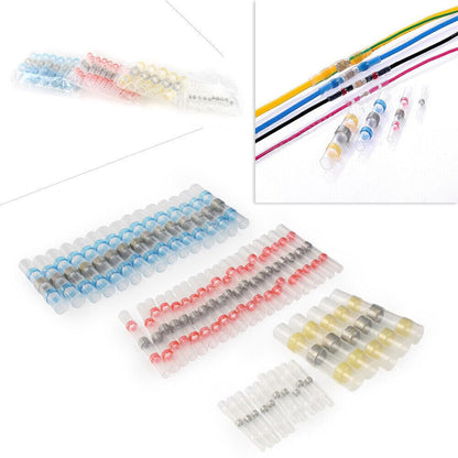 ya 16 10.20 baidi 50x Solder Sleeve Heat Shrink Butt Wire Splice Connectors Term l Waterproof