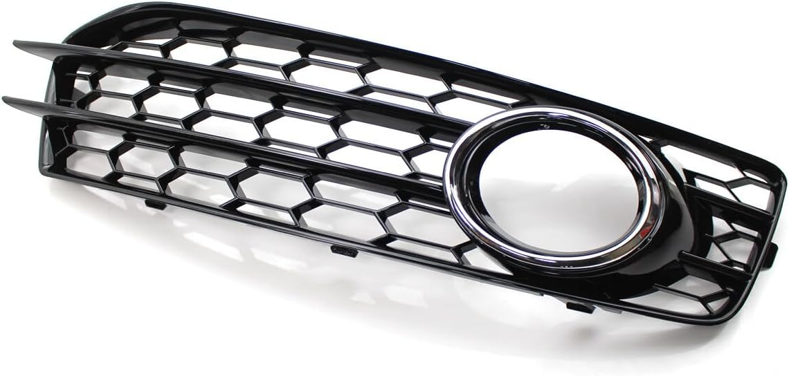 ya 14 9.20 zhengce Left Right Front Fog Light Lamp Grille Honeycomb for Audi A3 8P S Line 2009-1