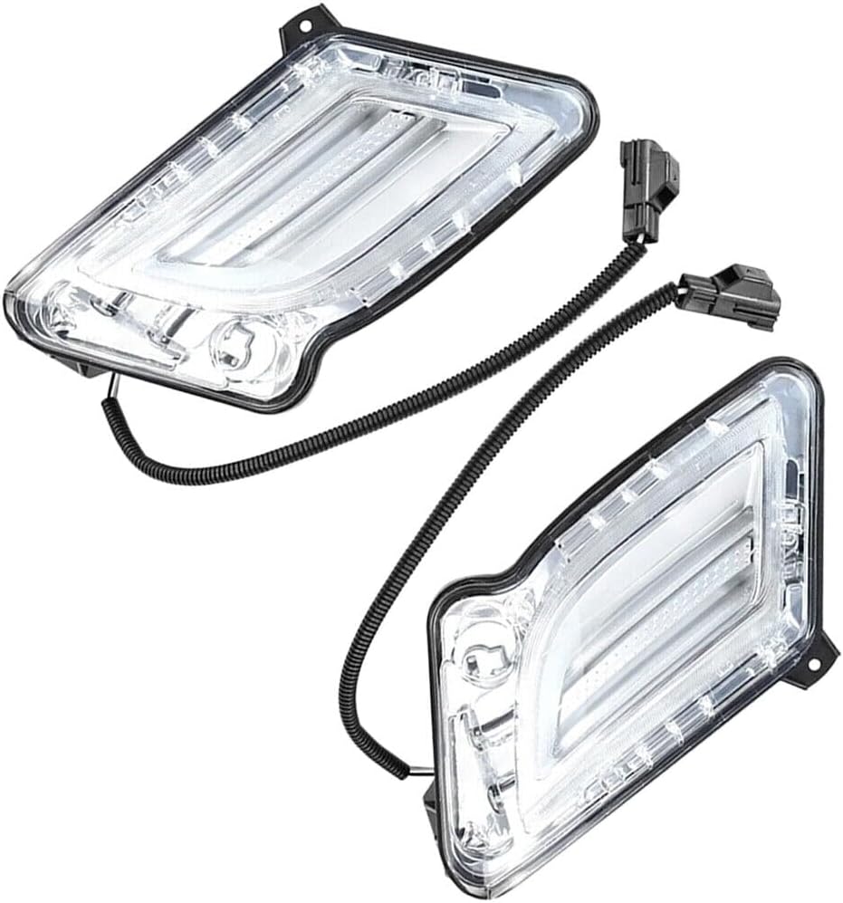 ya 11 9.14 zhengce 2-Pack Front LED Daytime Running Indicator/Light Left and Right for S60 201