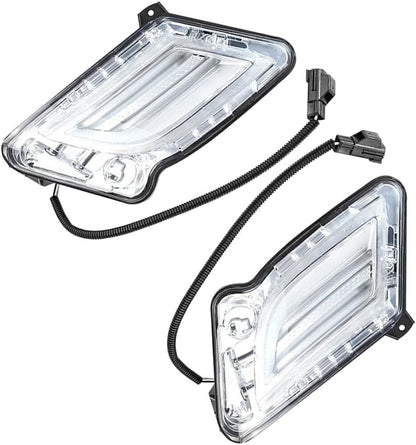 ya 11 9.14 zhengce 2-Pack Front LED Daytime Running Indicator/Light Left and Right for S60 201