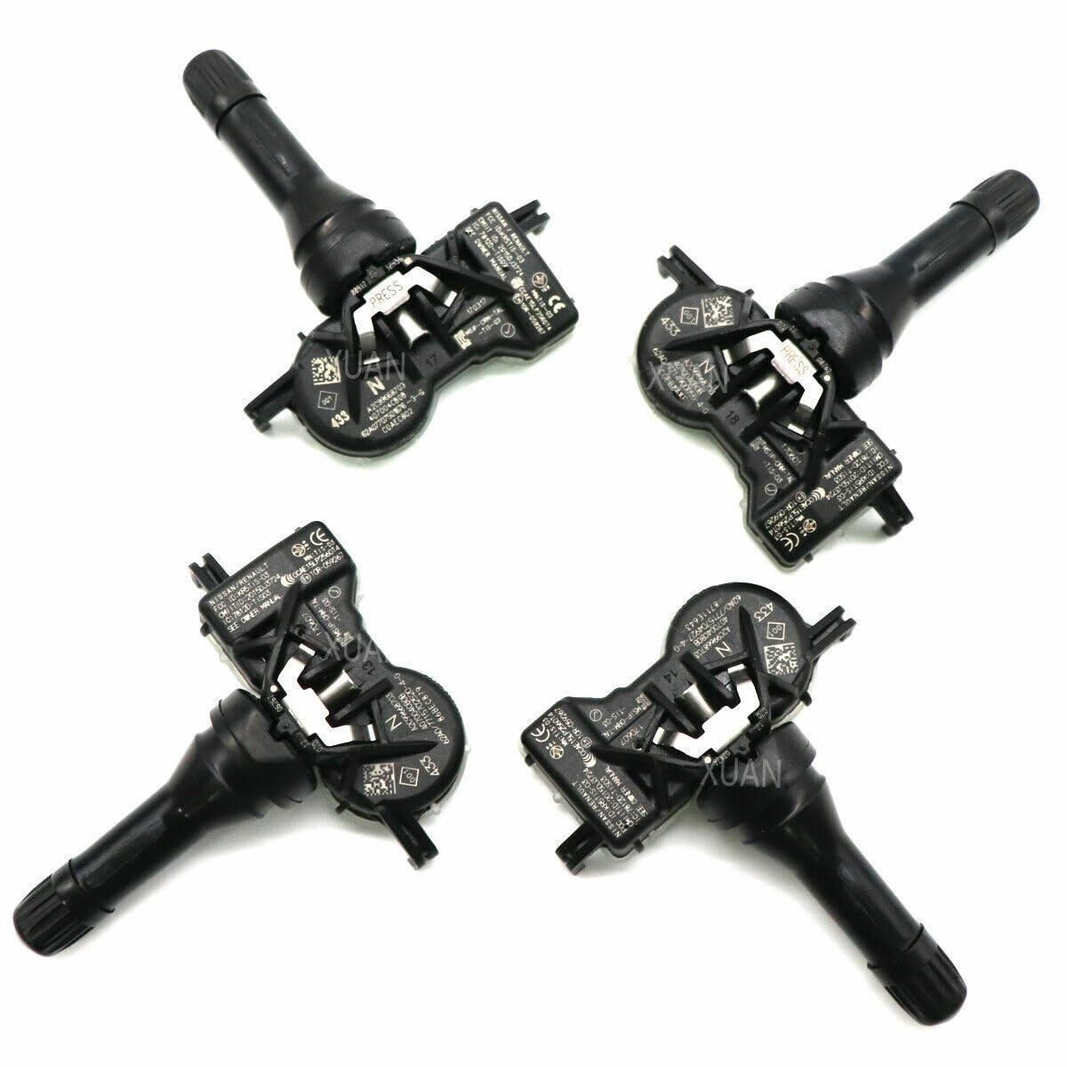 ya 4 8.8 4-Piece tire Pressure Sensor 40700-4CB0A Suitable for Nissan Altima Rogue 40700-4CB0B