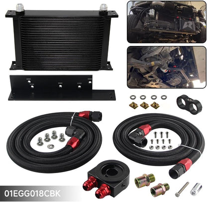 ya 12 10.8 baidi 25 Row Bolt On Oil Cooler Kit Fits 03-08 350Z VQ35 / 2009-2017 370Z VQ37