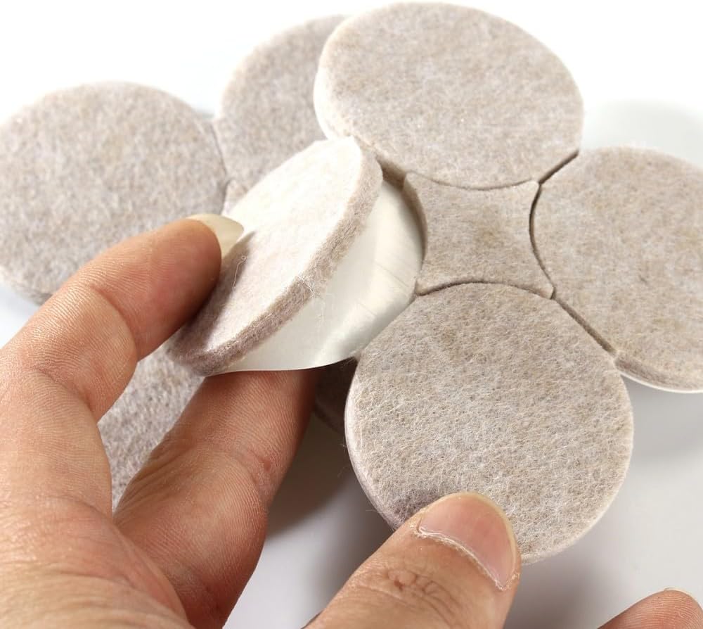 ya 26 10.21 baidi 8 Pcs Table and Chair Mats Furniture Protectors Antislip Pads Felt Foot