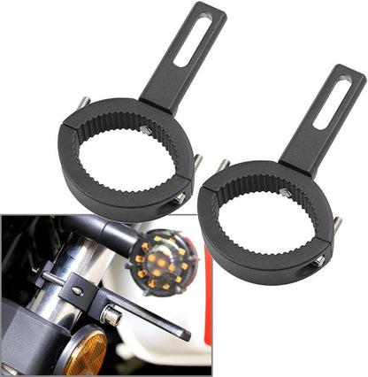 ya 6 8.14 38-60mm Fork Tube Mount Bracket Headlight Fog Spotlight Holder Clamp