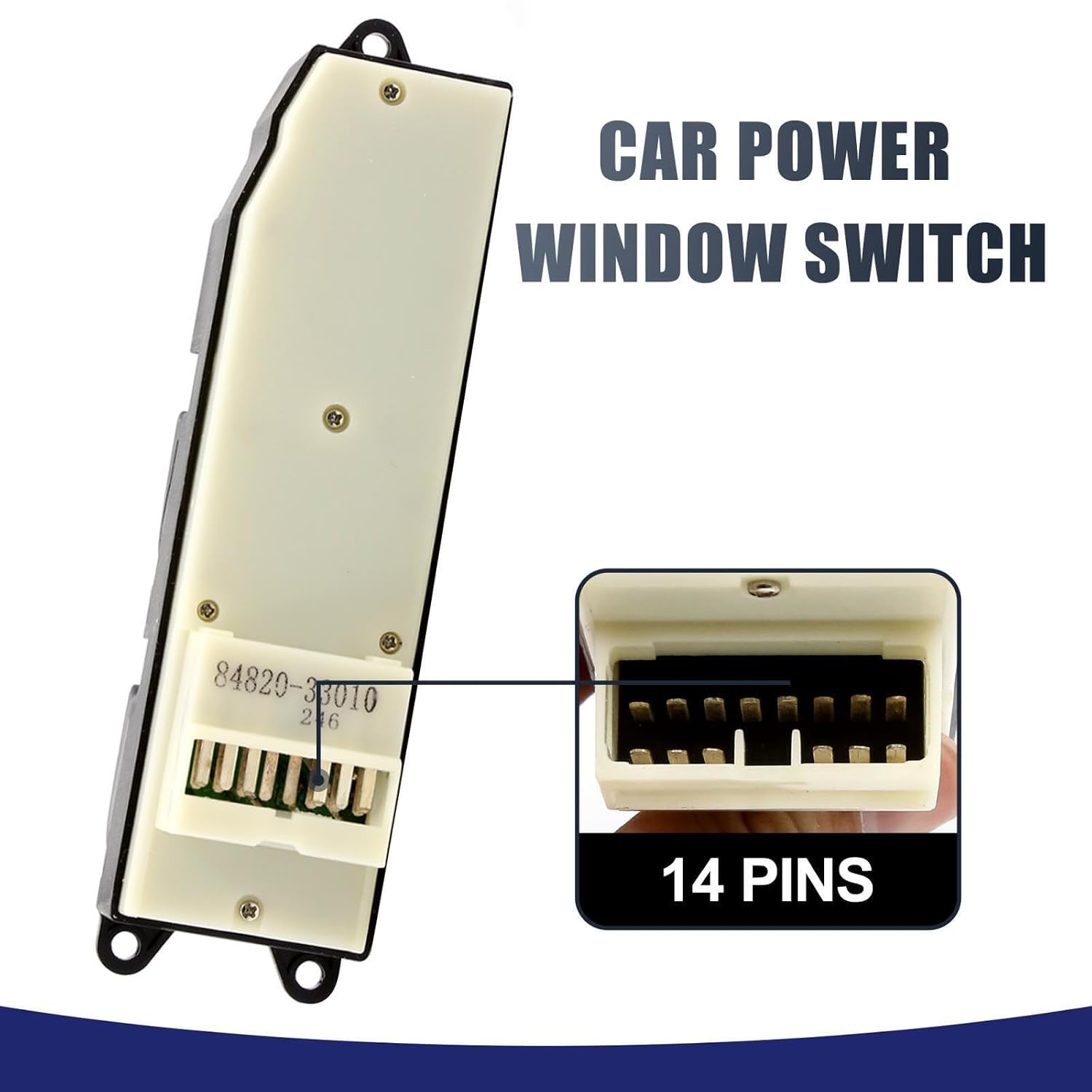 ya 6 8.24 baidi 84820-33010 Power Window Switch Main Driver Side for Lexus ES300 91-96