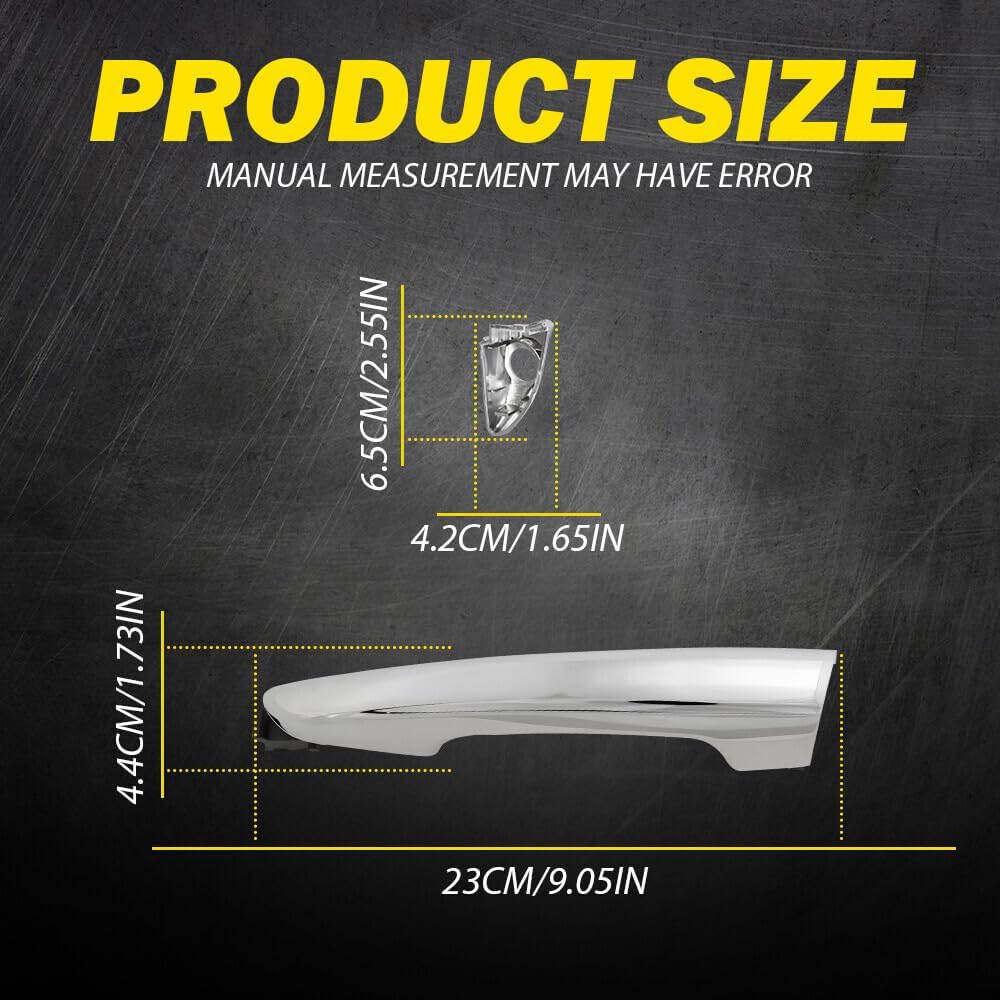 ya 5 8.10 Suitable for 2015-2019 for Hyundai Sonata Left Front Door Handle with Cover Opener