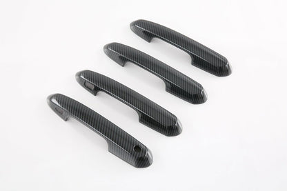 ya 2 8.15 Carbon Fiber Outside Door Handle Cover Trim for 2020-2023 for Toyota Highlander 