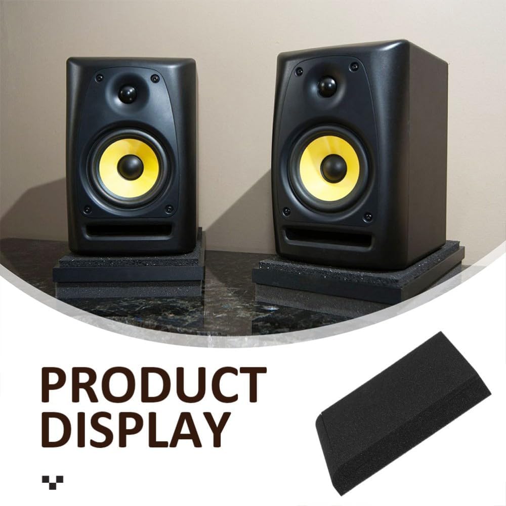 ya 4 8.14 2 Pcs Speaker Shock Absorber Pad Monitor Acoustic Isolation Pads Sponge Cus