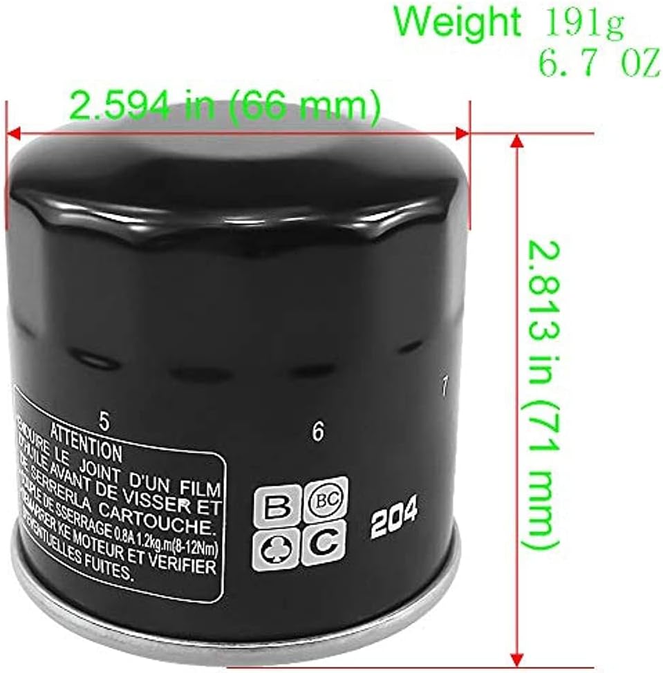 ya 5 8.24 baidi Oil Filter for Honda GL1800 GOLDWING 1800 2001 2002 2003 2004 2005 GL1800 07-16
