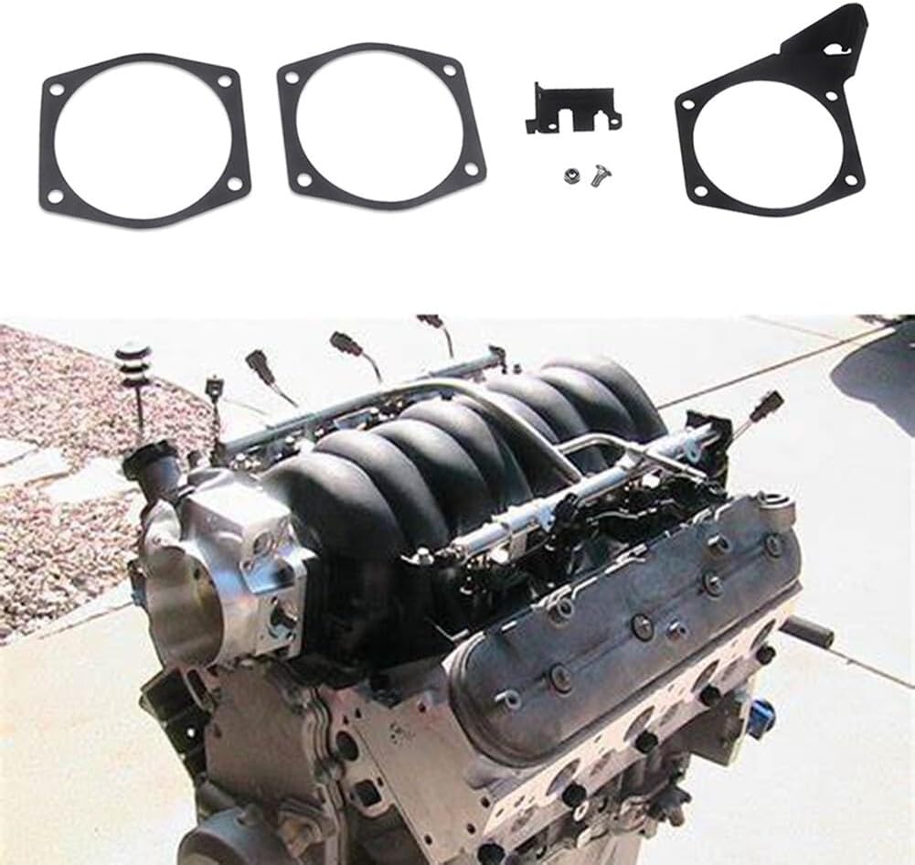 ya 4 8.8.2 Throttle Cable Bracket Kit For LS LS2 LS3 LS6 LS7 4 Bolt Intake 92mm To 102mm