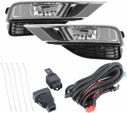ya 9 10.24 Suitable for Honda CRV 2015-2016 front fog light + wire + switch kit
