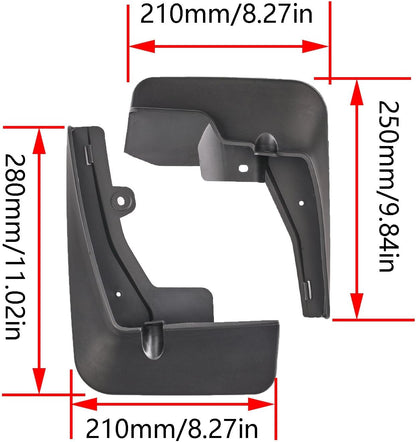 ya 7 8.24 baidi 4X for Peugeot 2008 2019-2023 Front Rear Splash Guard Mudguard mud Flap Guards