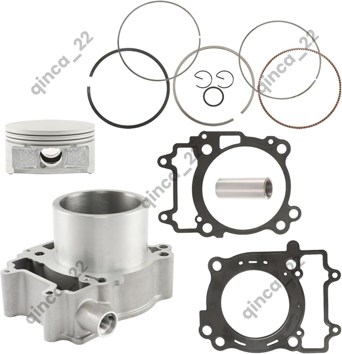 ya 9 10.24 Suitable for 2017-2022 for Polaris Ranger 500 top end kit cylinder piston 93mm spacer kit