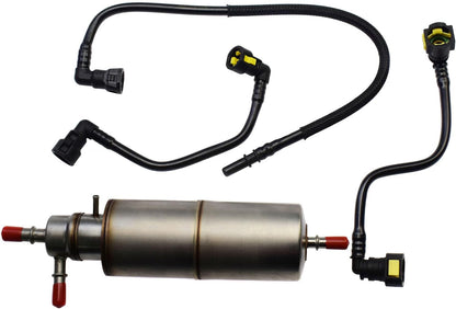 ya 4 8.14 4 Piece Fuel Filter and Fuel Line Hose Kit for Mercedes ML320 ML55 AMG ML430