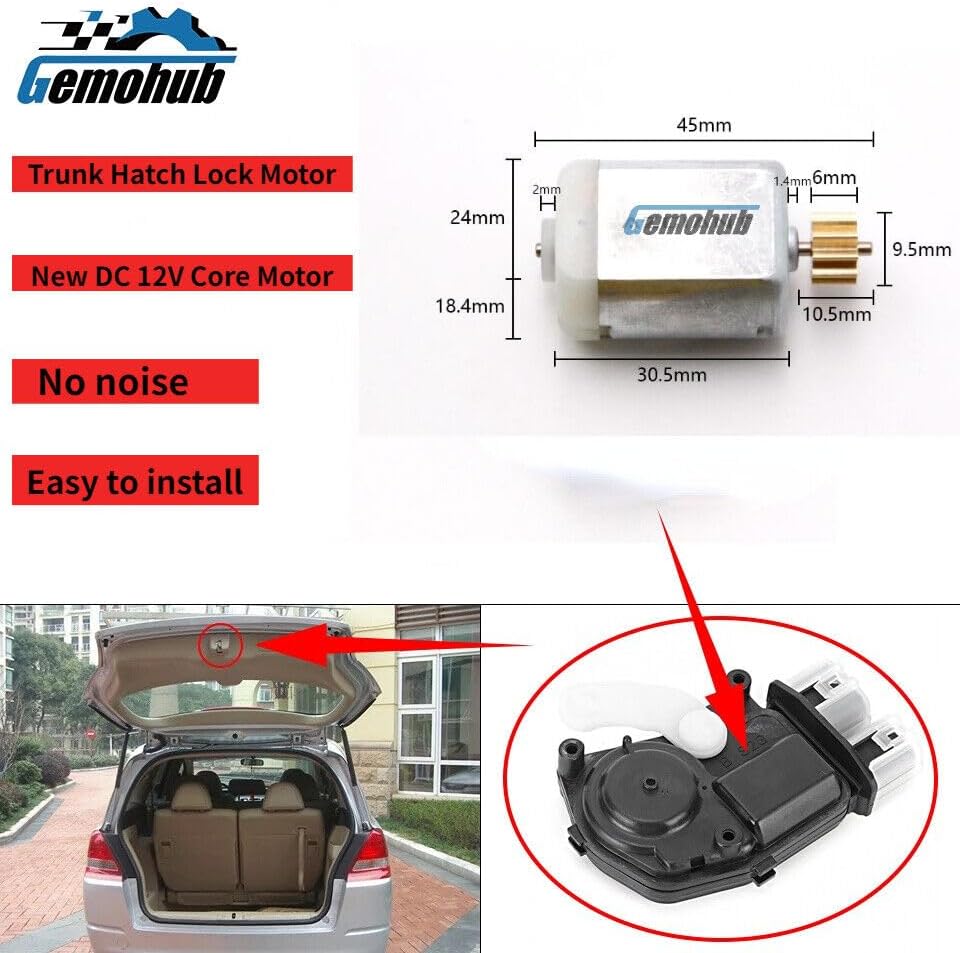 ya 5 8.24 baidi 1 Pack Tailgate Lock Actuator for 2005-2012 for Renault for Clio MK3 Hatchback 