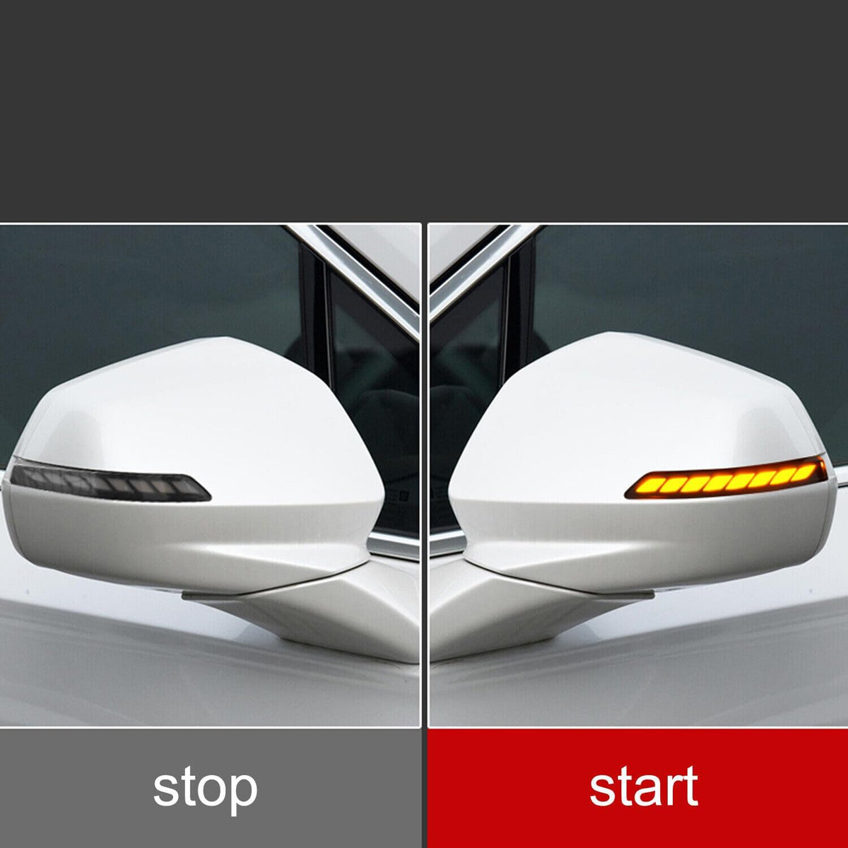 ya 4 8.8 for Chevrolet Blazer 2019-2024 LED Sequential Dynamic Turn Signal Lights 2 pcs 