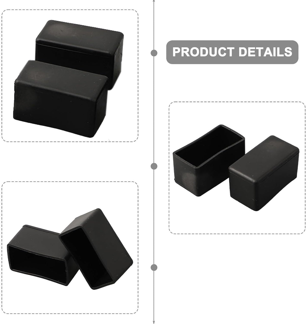 ya 26 10.21 baidi Chair Protector Office Hotel 12 Pcs Chair Table Foot Protector Thicken