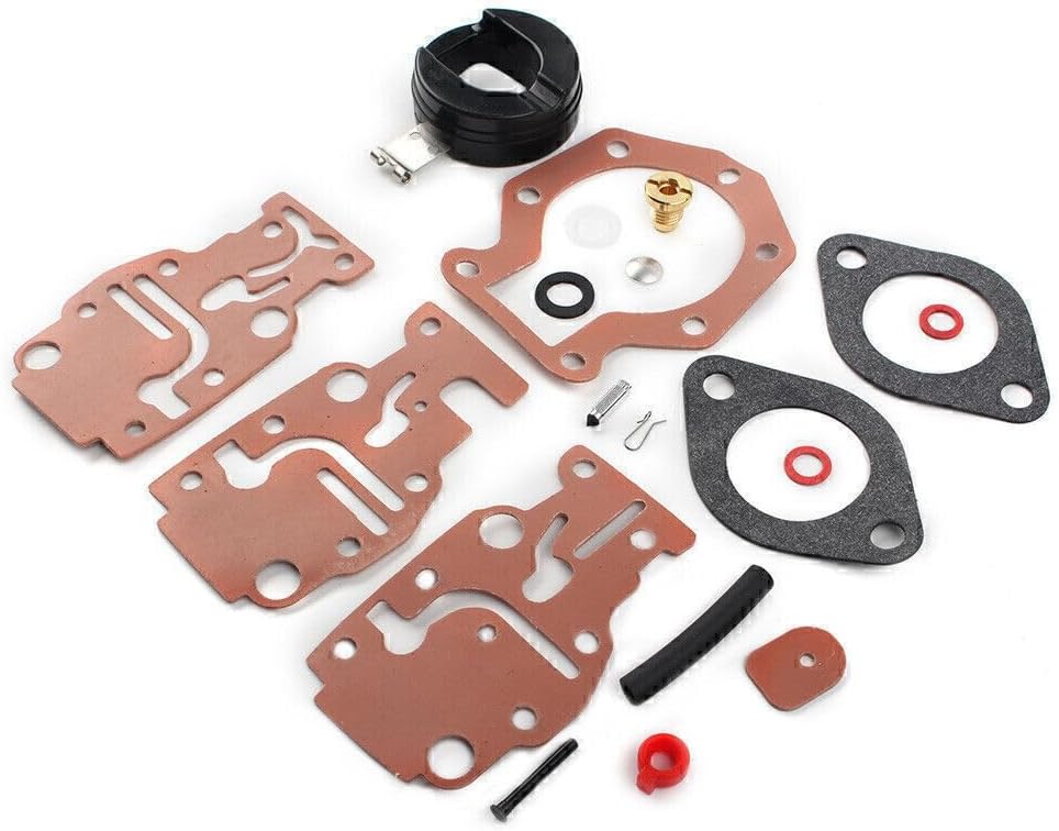 ya 2 8.15 Carburetor Rebuild Carb Repair Kit For Johnson Evinrude 6hp 8hp 9.9hp GLM 40600