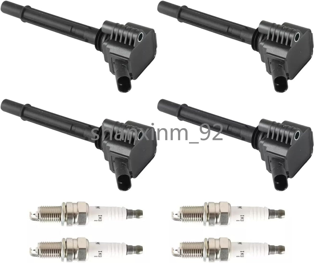ya 9 10.24 4 Ignition Coils for 13-16 for Dodge Dart 12-17 for Fiat 500 1.4L l4 Turbocharged UF673