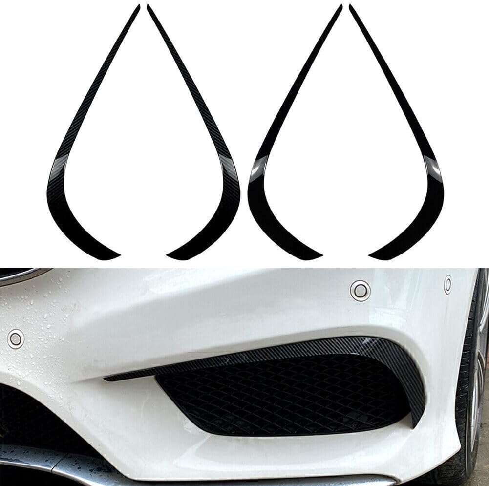 ya 4 8.24 baidi Carbon fiber Lip Splitter Spoiler Fit for Mercedes-Benz E-Class W212 Facelift 13-15