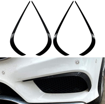 ya 4 8.24 baidi Carbon fiber Lip Splitter Spoiler Fit for Mercedes-Benz E-Class W212 Facelift 13-15