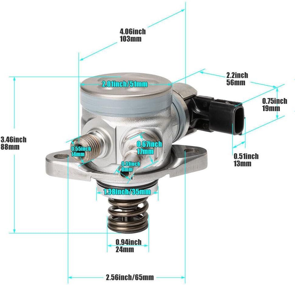 ya 4 8.8.2 166307214R High Pressure Fuel Pump for Nissan Qashqai 1.2 DIG-T HRA2DDT HR12DDT