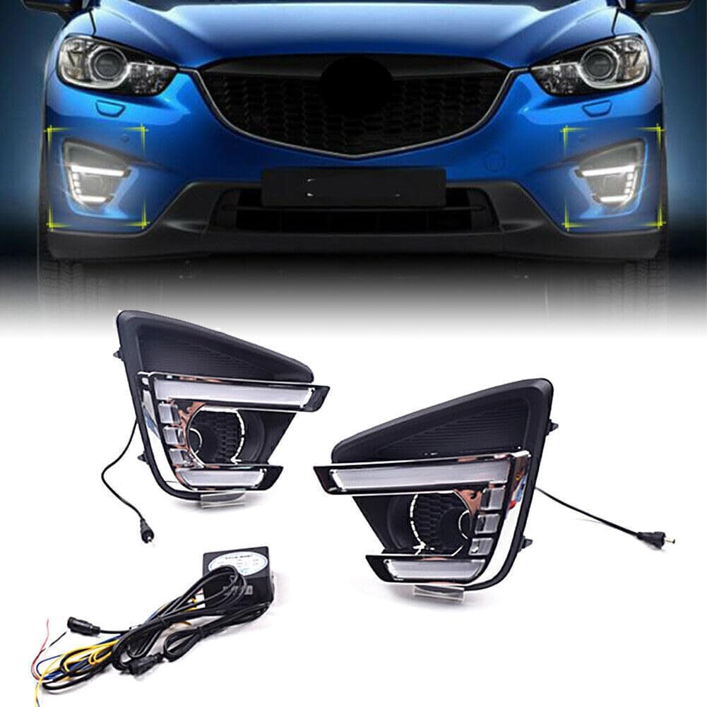 ya 13 9.15 baidi Car front daytime running lights fog lights suitable for Mazda CX-5 2012-20