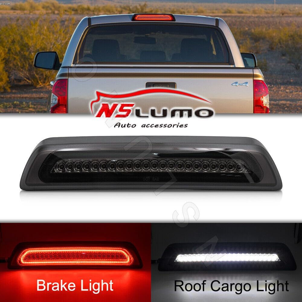 ya 7 8.24 baidi Smoke 3rd LED Flashing Light 3rd Brake Tail Stop Cargo Light for 07-21 for Toyota Tundra 