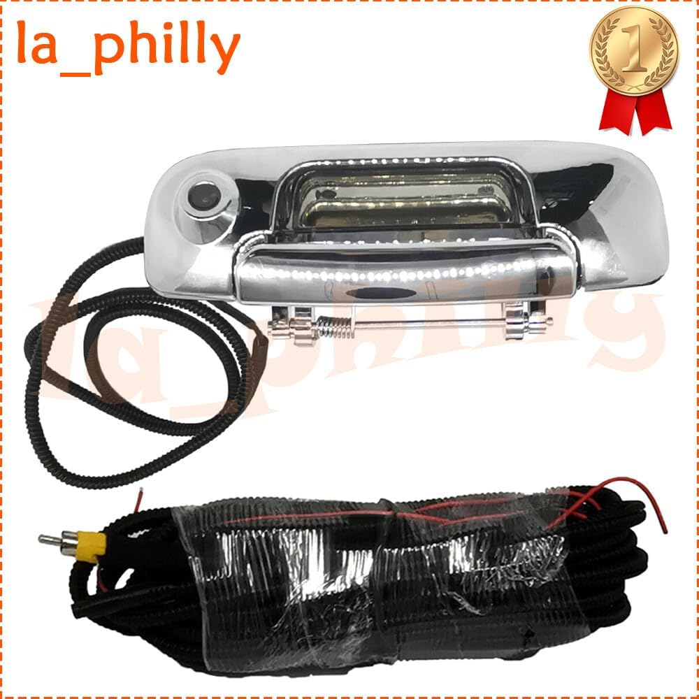 ya 10 9.16 baidi Tailgate Handle w/Camera&Wiring Harness Fits for Dodge for Ram 1500 2500 3500 Chrome